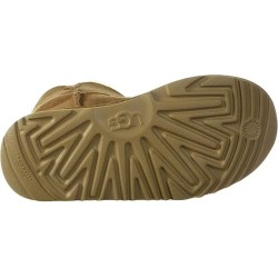 Bottes UGG K Bailey Button II Enfant Mouton Souple Naturel