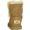 Bottes UGG K Bailey Button II Enfant Mouton Souple Naturel