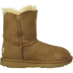Bottes UGG K Bailey Button II Enfant Mouton Souple Naturel