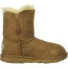 Bottes UGG K Bailey Button II Enfant Mouton Souple Naturel