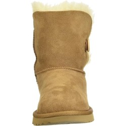 Bottes UGG K Bailey Button II Enfant Mouton Souple Naturel