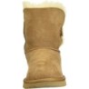 Bottes UGG K Bailey Button II Enfant Mouton Souple Naturel